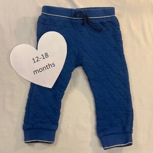 Jasper Conran - Cozy Quilted Kids Joggers in Blue